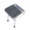 Compact Solo Shower Seat with Leg Grey