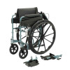 Days Escape Lite Self Propelled Wheelchair Ultra lightweight Folded with Footrests Unattached