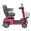 Electric Mobility Rascal Frontier Mobility Scooter in Red Side