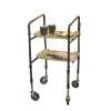 Height Adjustable Strolley Trolley with items on