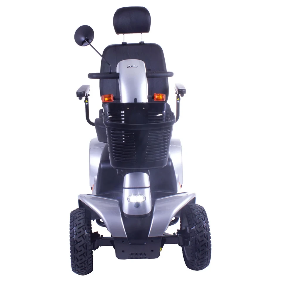 Pride Colt Pursuit ES13 8mph Mobility Scooter in Silver Front