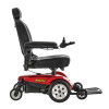 Pride Jazzy Select Manoeuvrable Powerchair - Red Side View