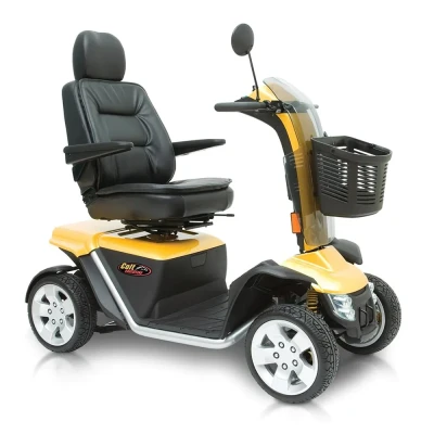 Pride Mobility Colt Executive Large Mobility Scooter in Yellow