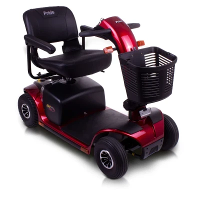 Pride Mobility Colt Plus Mobility Scooter in Cherry Red