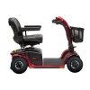 Pride Mobility Colt Plus Mobility Scooter in Cherry Red Side View