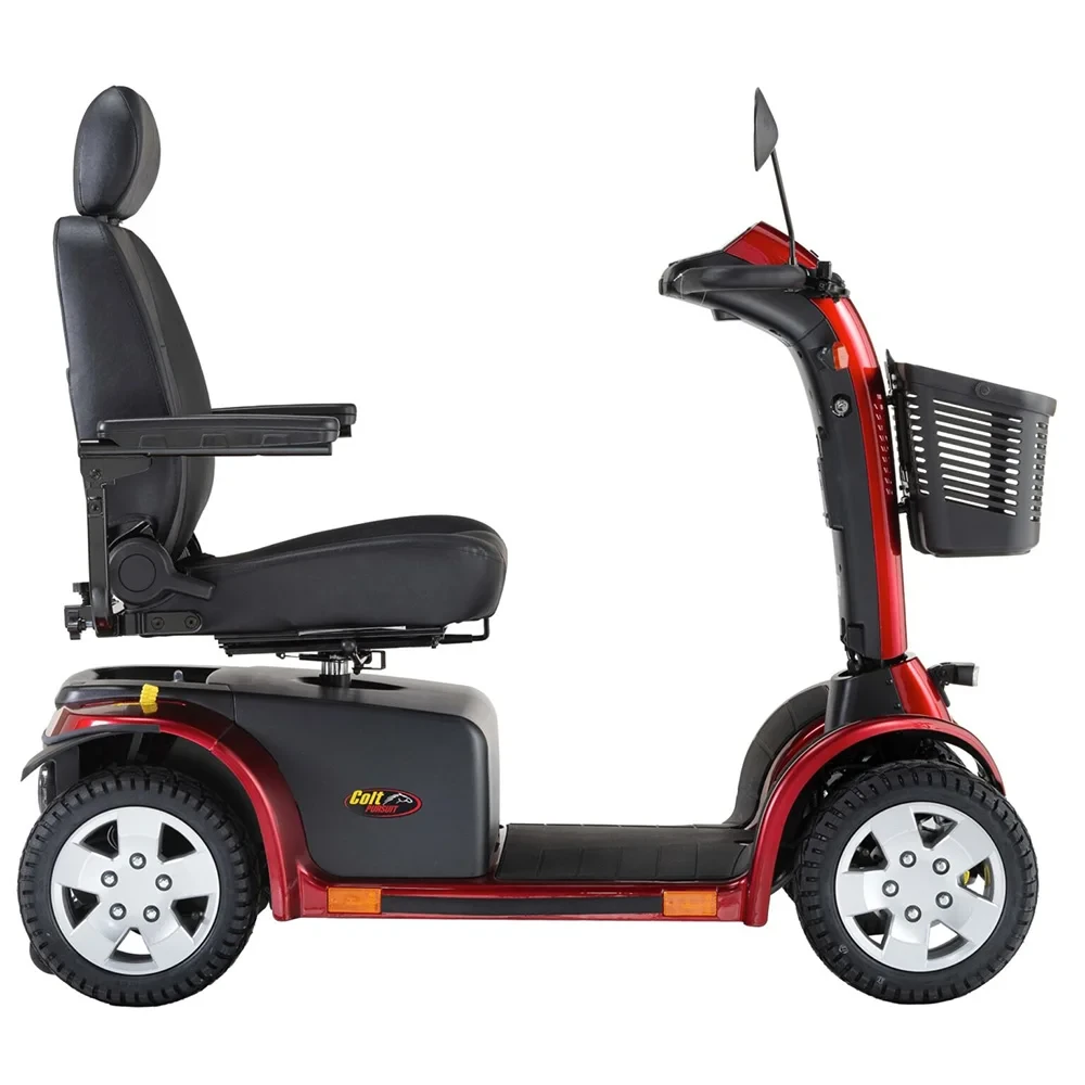 Pride Mobility Colt Pursuit in Red Side