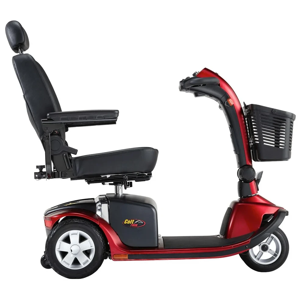 Pride Mobility Colt Twin Mobility Scooter Red Side