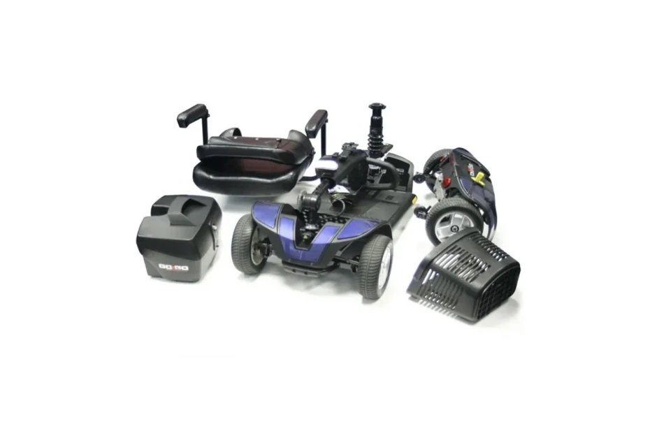 Pride Mobility Go-Go Elite Traveller Sport Mobility Scooter Dismantled