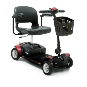 Pride Mobility Go-Go Elite Traveller Sport Mobility Scooter in Red