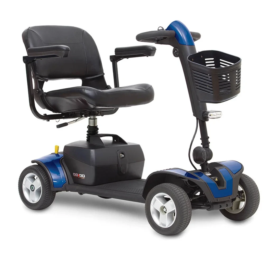 Pride Mobility GoGo Elite Traveller LX Mobility Scooter in Blue