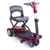 Pride Mobility Quest Folding Mobility Scooter Red