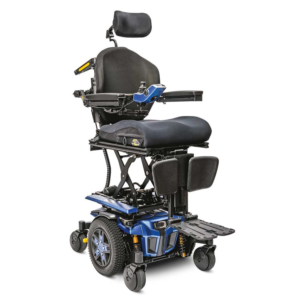 Quantum Edge 3 Blue Jean Mid-Wheel Powerchair