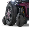 Quantum Edge 3 Wheel Close Up Mid-Wheel Powerchair