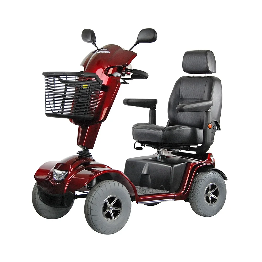 Roma Medical Granada Bariatric Heavy Duty Mobility Scooter Red