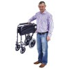 Aluminium Compact Transit Wheelchair Lightweight Wheelchair than can be lifted with one hand