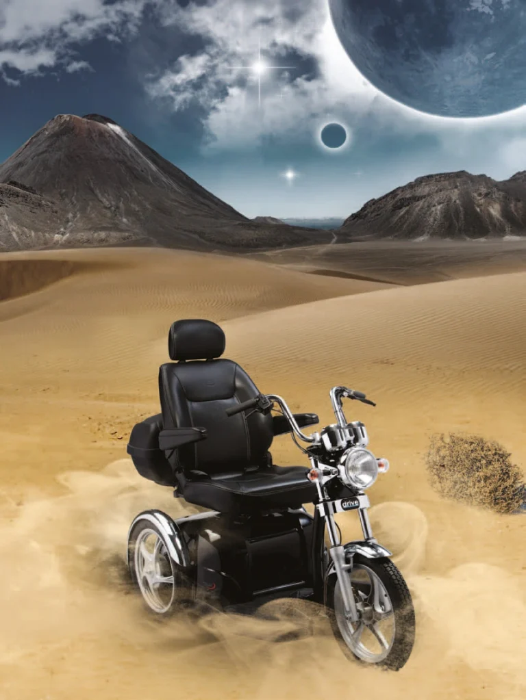 Drive Devilbiss Sport Rider Mobility Scooter in outer space