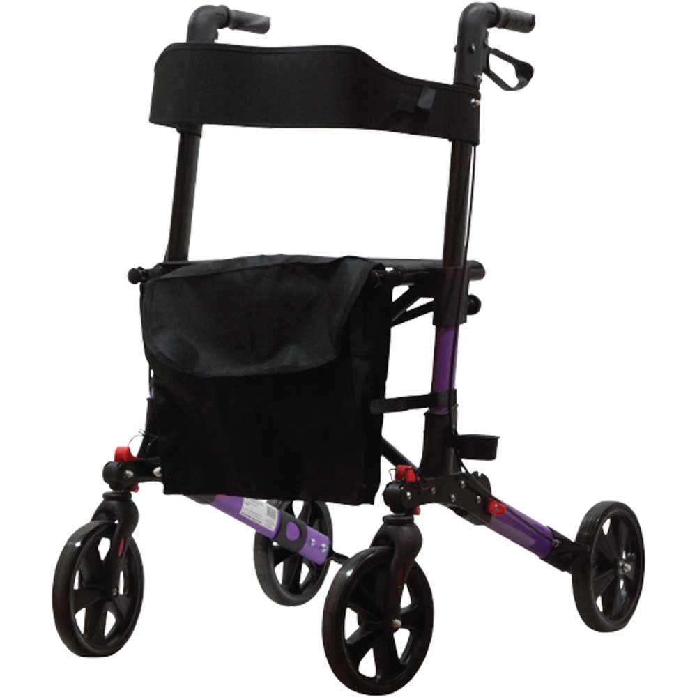 Aidapt Deluxe Fold Flat Rollator Purple (VP185P)