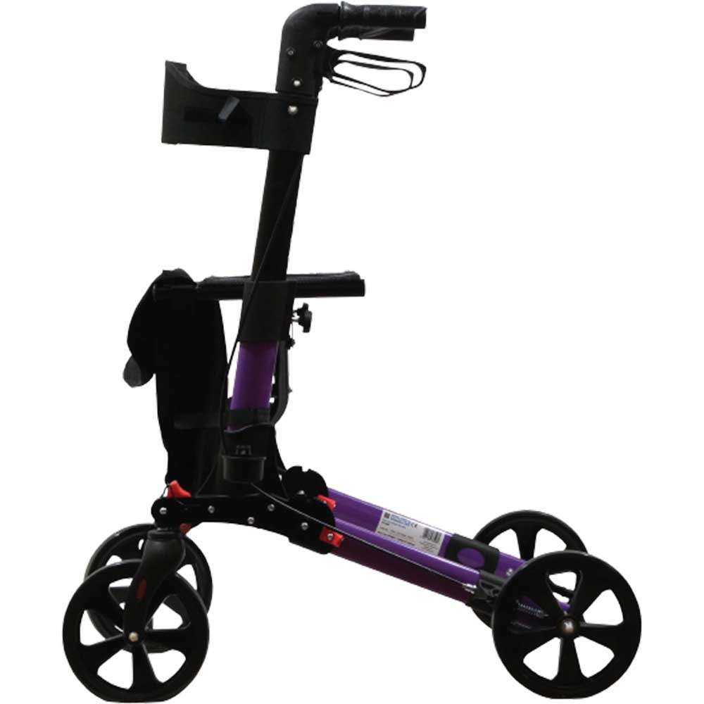 Aidapt Deluxe Fold Flat Rollator Purple (VP185P) Rear