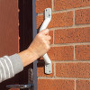 Easigrip Steel Grab Bar Grab Rail attached outside door way