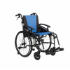 Excel G Logic Self Propelled Wheelchair Upholstery Blue Frame Black