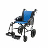 Excel G Logic Transit Lightweight Wheelchair Upholstery Blue Frame Black