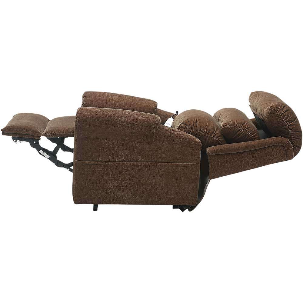 Walmesley Dual Motor Rise & Recliner Chair BlueWalmesley Dual Motor Rise & Recliner Chair Brown Flat Side View