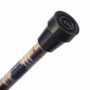 Folding Adjustable Walking Stick Tartan Rubber Bottom