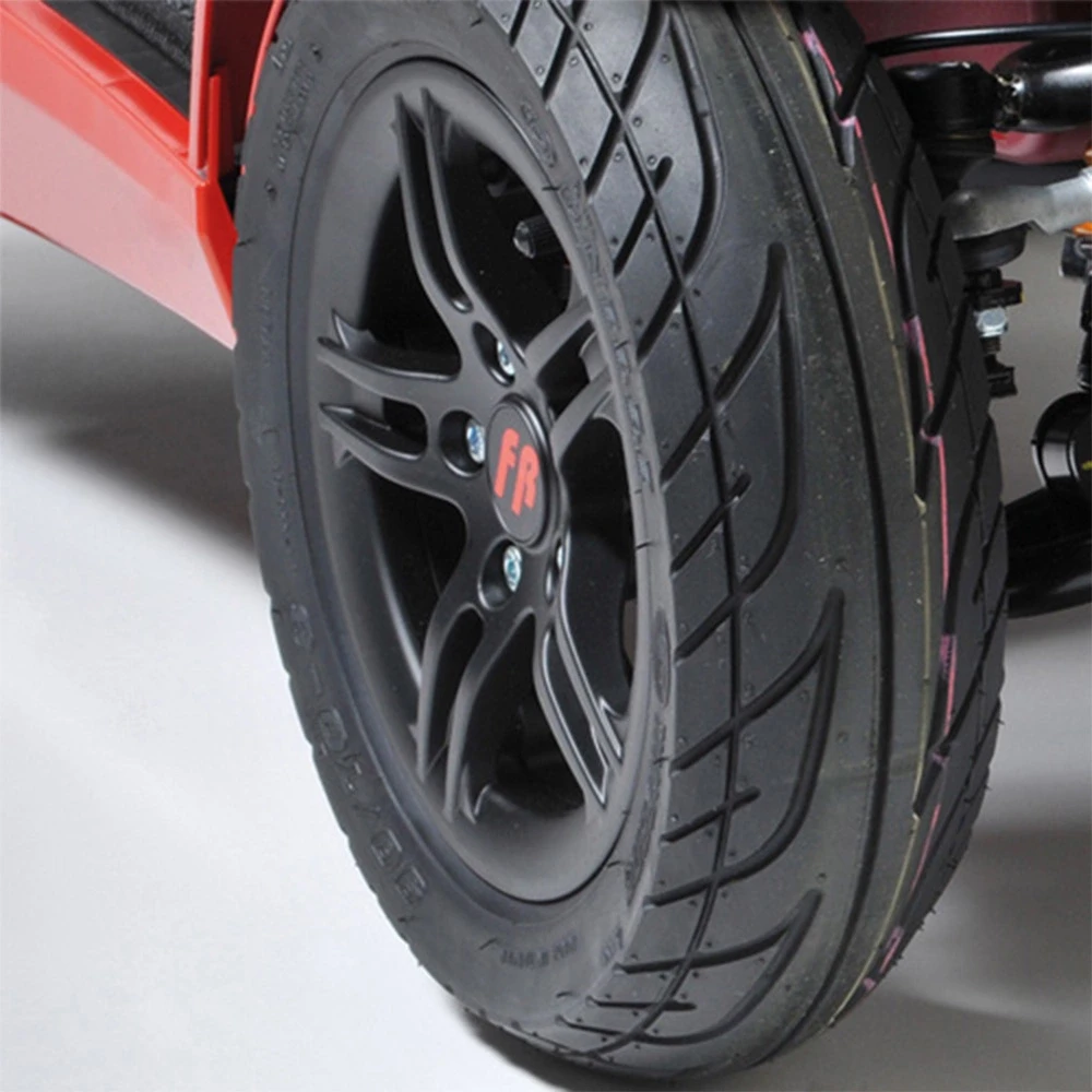 Freerider FR1 Luxury Mobility Scooter Wheel Close Up