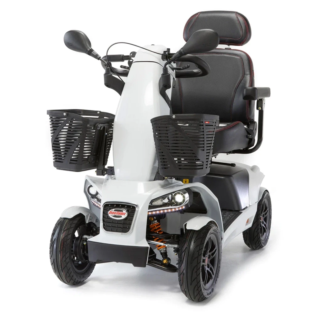 Freerider FR1 Luxury Mobility Scooter in Silver