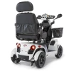 Freerider FR1 Luxury Mobility Scooter in Silver Rear