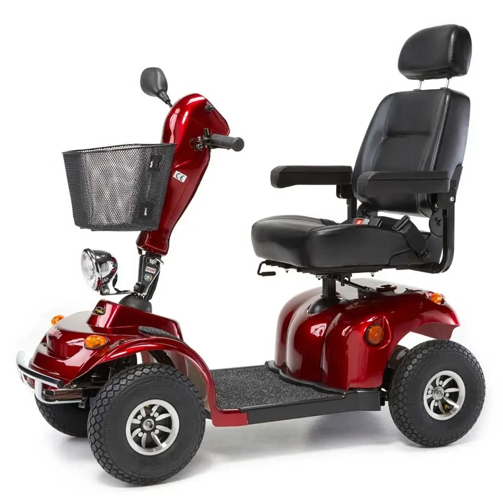 Freerider Kensignton Mobility Scooter in Red Side