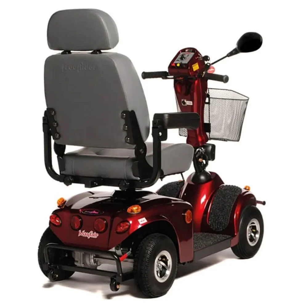 Freerider Mayfair 4 Mobility Scooter in Red Rear