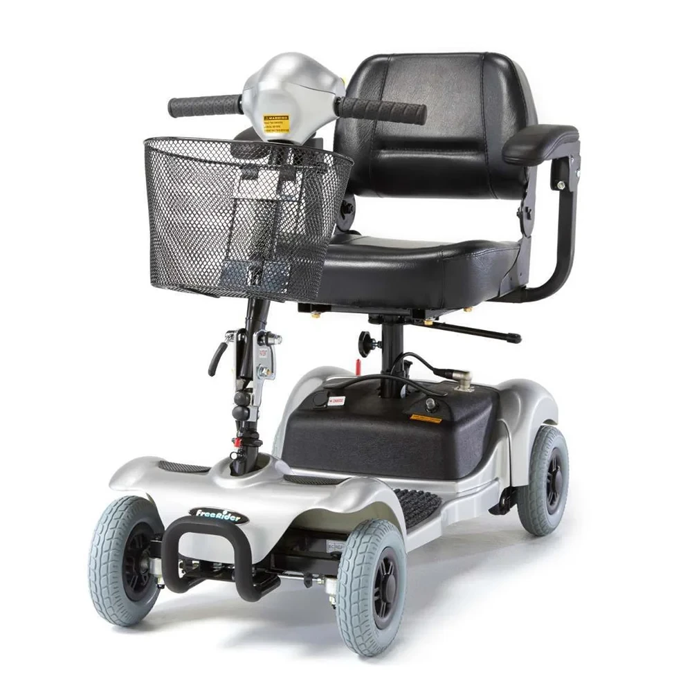 Freerider Mini Range Mobility Scooter in Silver