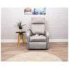 Daresbury Rise and Recline Chair Single Motor Colour Pebble Grey In A Living Room