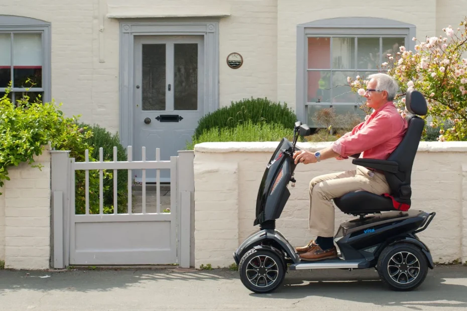 TGA Vita S Mobility Scooter on the pavement