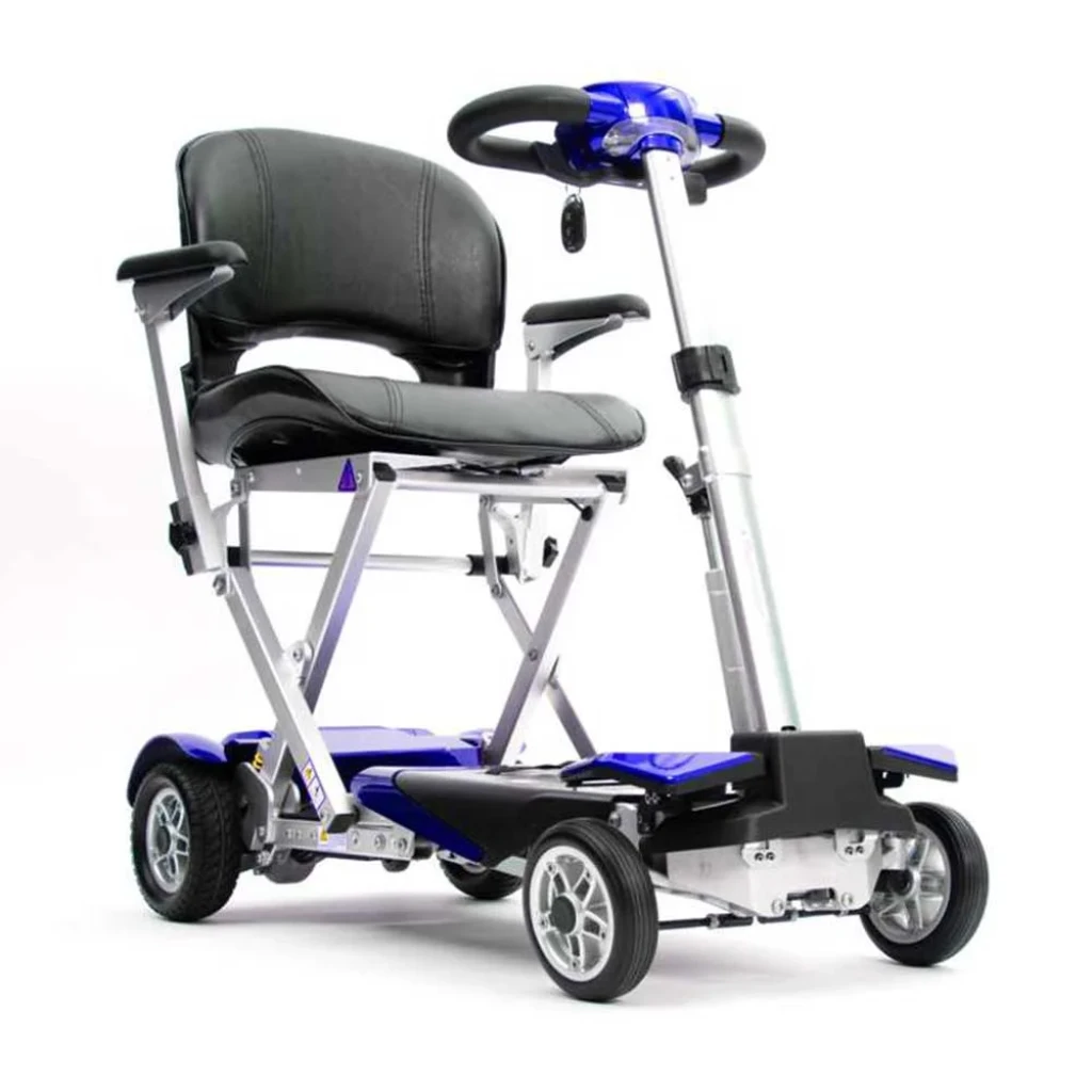 Drive AutoFold Elite Folding Mobility Scooter Blue