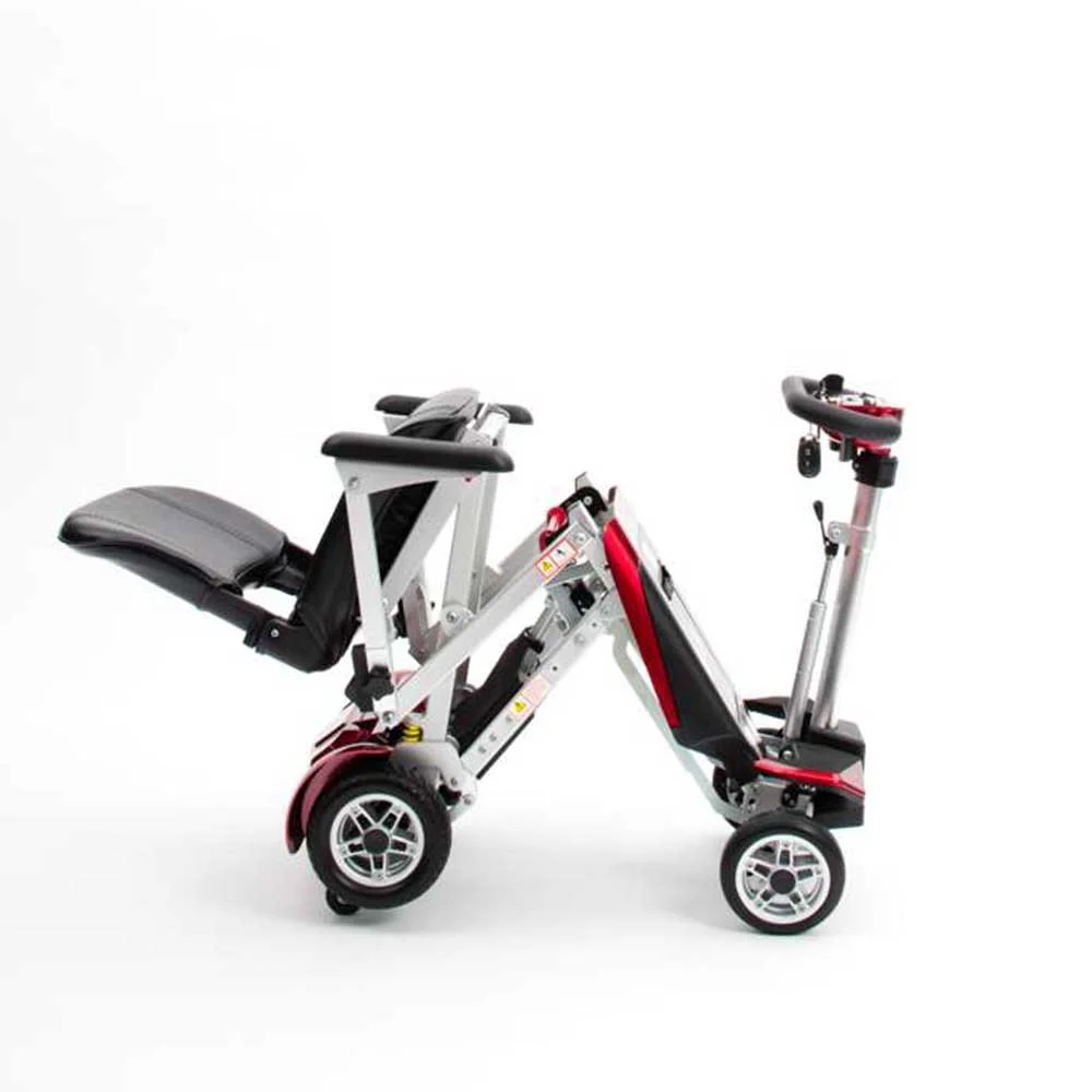 Drive AutoFold Elite Folding Mobility Scooter Red Folding