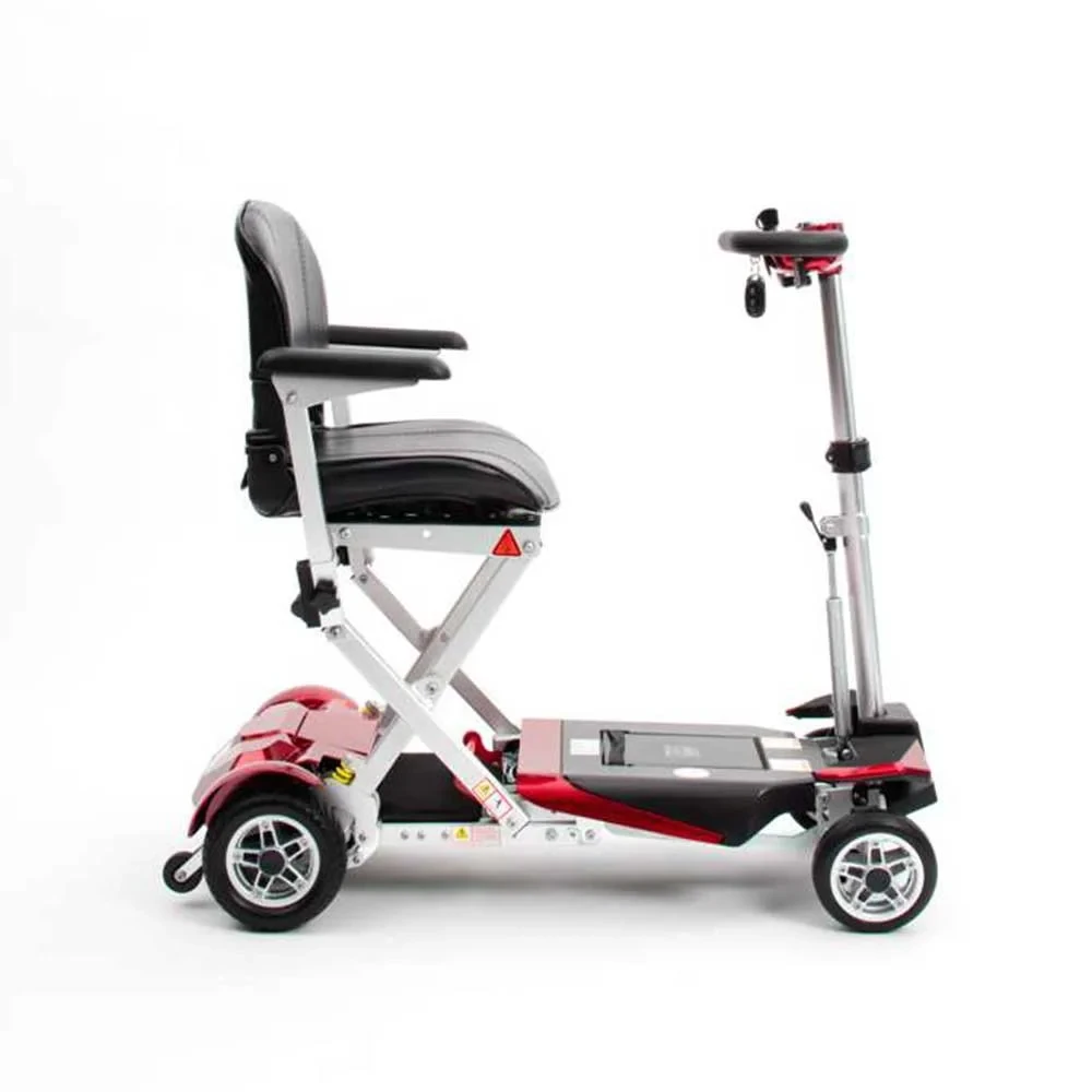 Drive AutoFold Elite Folding Mobility Scooter Red Side