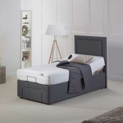 Bramber Adjustable Bed MiBeda® Single with End Drawer