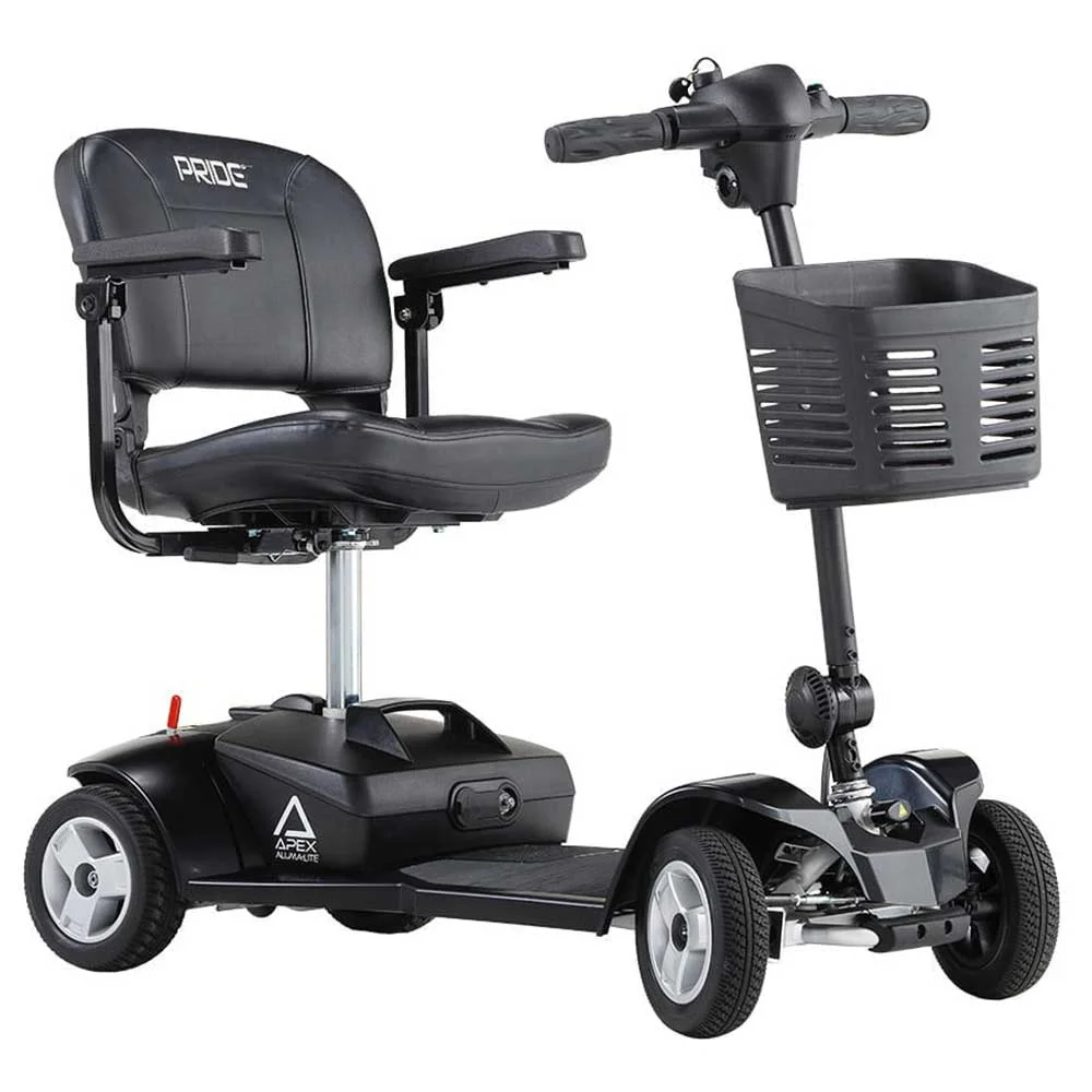 Pride Apex Alumalite Black Mobility Scooter