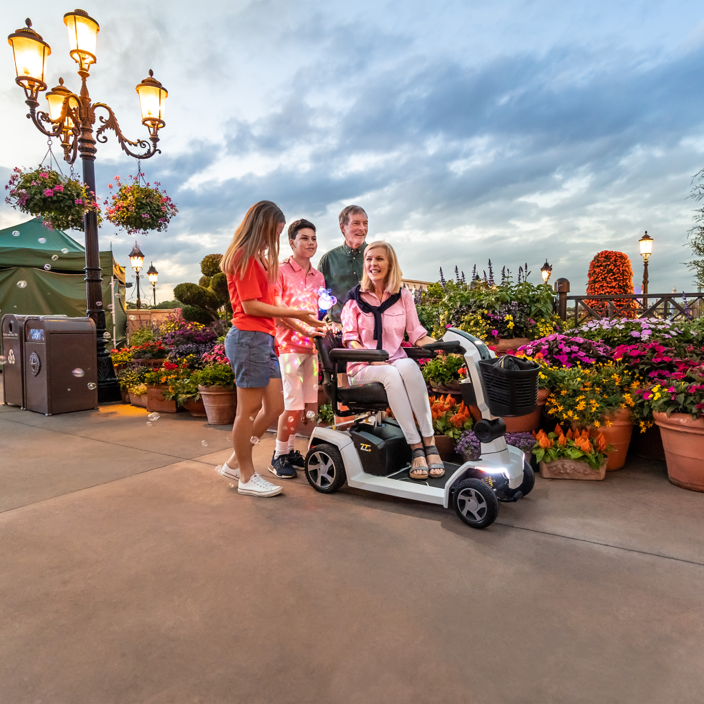 Pride Mobility Zero Turn 10 is perfect for enjoying the small things with the family