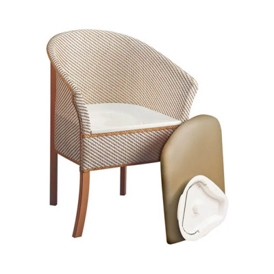 Derby Basketweave Commode Chair