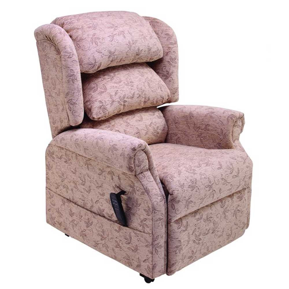 Electric Mobility Ambassador Dual Motor Riser Recliner in Kilburn Oatmeal - Cosi Chair