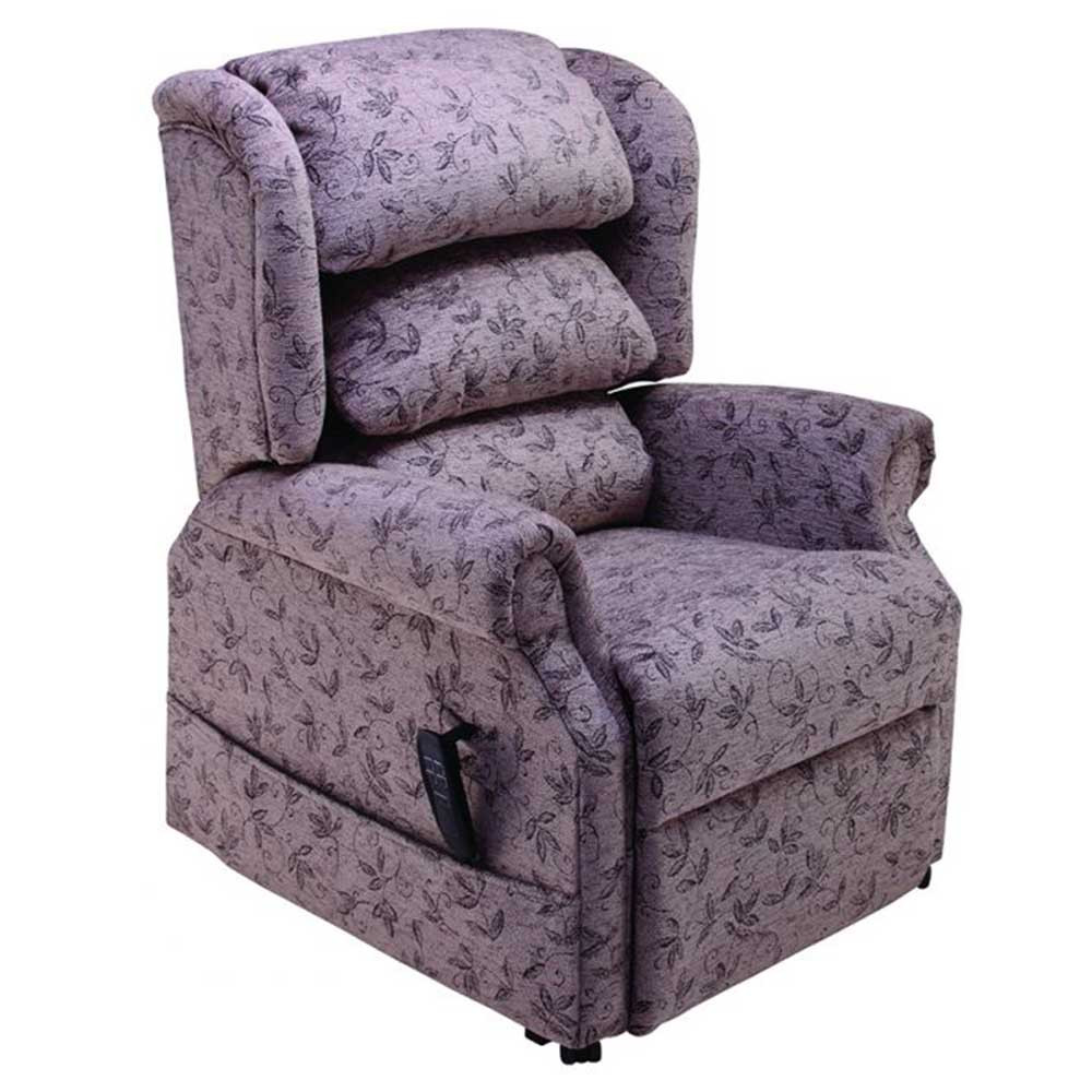 Electric Mobility Ambassador Dual Motor Riser Recliner in Spray Plum - Cosi Chair