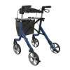 Lightweight Rollator Rehasense LX Champagne Blue Back Left