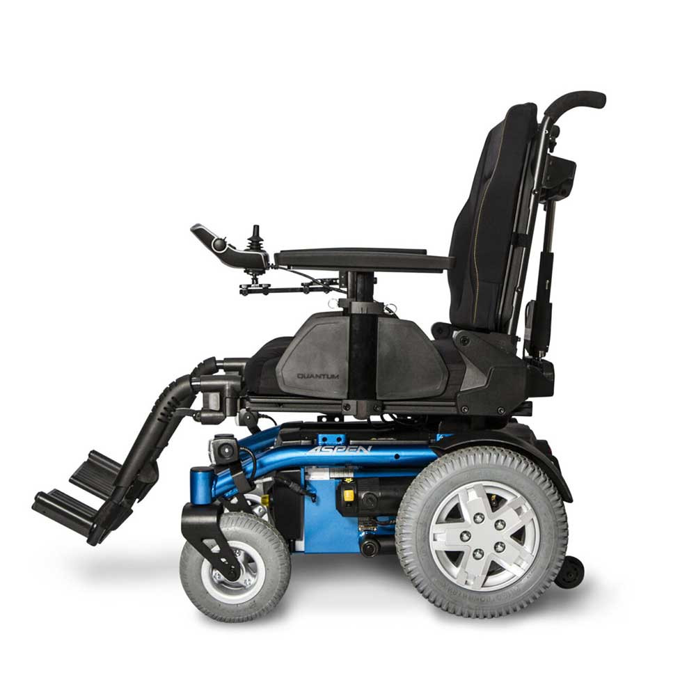 Quantum Aspin Powerchair Side View