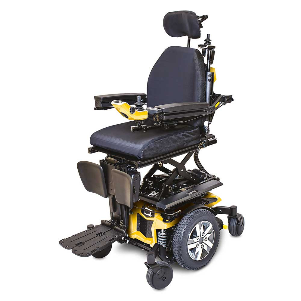 Quantum Q6 Edge 2.0 iLevel Seat Rising Power Chair in Yellow