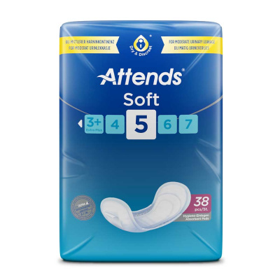 Attends Soft 5 Super Incontinence Pads