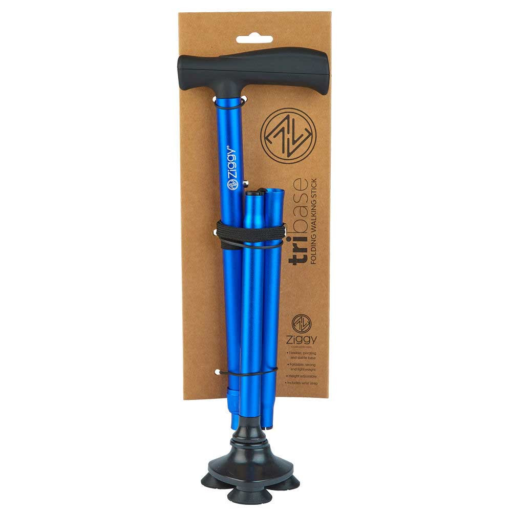 Ziggy Tribase Folding Stick Blue Packaged