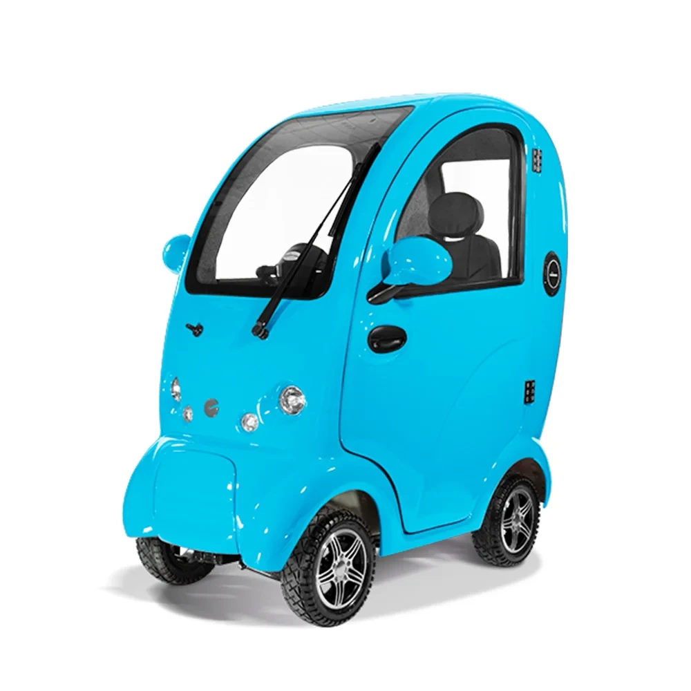 Scooterpac Cabin Car Mk2 Mobility Scooter Ice Blue Left